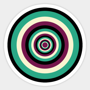 Concentric Pop Target Sticker